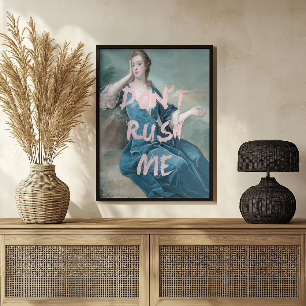 Dontrushmeteal Ratio2x3 Poster